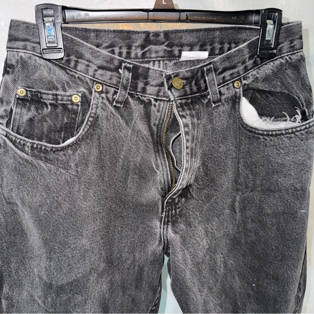 Men's Black Relaxed Jeans - Picture 4 of 4